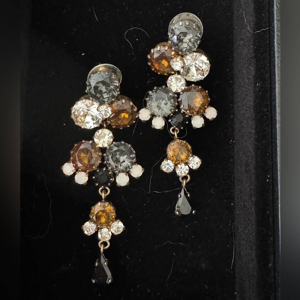 Rhinestone earrings